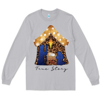 Moon Dust True Story Black Long Sleeve Tee - CowhideDigitalArt