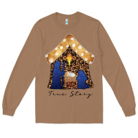 Toasted Coconut True Story Black Long Sleeve Tee - CowhideDigitalArt