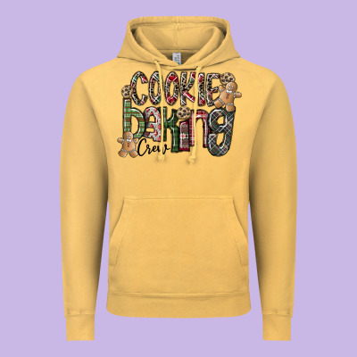 Cookie Baking Crew Vintage Hoodie Designed By Cowhidedigitalart