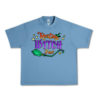 Pebble Blue resting witch face Urban Heavy Tee - Jasminsmagicworld