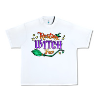 White resting witch face Urban Heavy Tee - Jasminsmagicworld