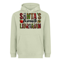 Matcha santa's favorite librarian Heavyweight Hoodie - Jasminsmagicworld