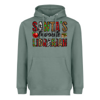 Sage santa's favorite librarian Heavyweight Hoodie - Jasminsmagicworld
