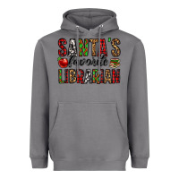 Storm santa's favorite librarian Heavyweight Hoodie - Jasminsmagicworld