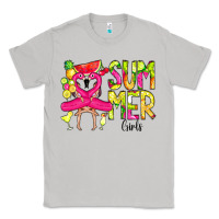 Moon Dust Summer Girls Flamingo Classic Tee - CowCowDesign