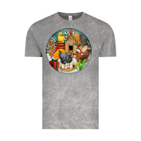 Cloud Rock Christmas coop ornament Vintage Tee - FaDigitalArtStudio