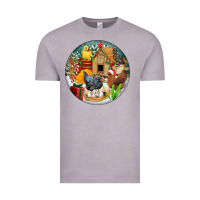 Vintage Zinc Christmas coop ornament Vintage Tee - FaDigitalArtStudio