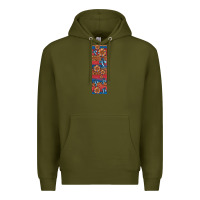Army Green usa flag and cross penwraps Premium Hoodie - Artiststas