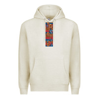 Oatmeal Heather usa flag and cross penwraps Premium Hoodie - Artiststas