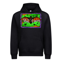 Black bat shit crazy with background Urban Hoodie - Jasminsmagicworld
