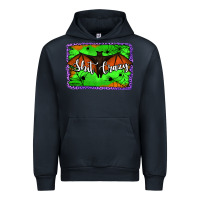 Navy bat shit crazy with background Urban Hoodie - Jasminsmagicworld