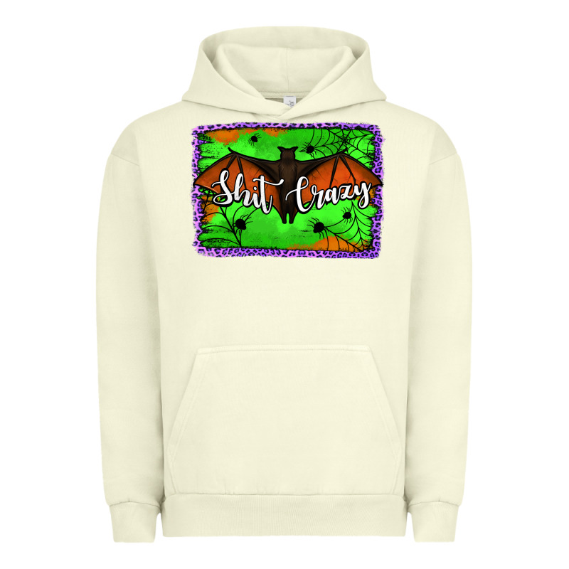 Bat Shit Crazy With Background Urban Hoodie by Jasminsmagicworld | Teevron