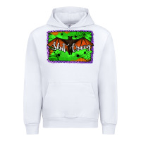 White bat shit crazy with background Urban Hoodie - Jasminsmagicworld