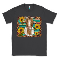 Smoke goat daisy sunflowers leopard serape glitter Classic Tee - Artiststas