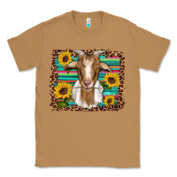 Toasted Coconut goat daisy sunflowers leopard serape glitter Classic Tee - Artiststas