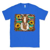 True Royal goat daisy sunflowers leopard serape glitter Classic Tee - Artiststas