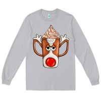 Moon Dust Coffee  Animal Long Sleeve Tee - CowhideDigitalArt