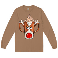 Toasted Coconut Coffee  Animal Long Sleeve Tee - CowhideDigitalArt