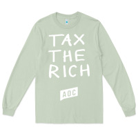 Matcha aoc tax the rich Long Sleeve Tee - baoMotion