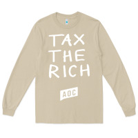 Mushroom aoc tax the rich Long Sleeve Tee - baoMotion