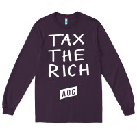 Plum aoc tax the rich Long Sleeve Tee - baoMotion