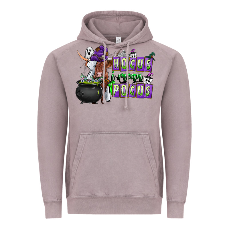 Hocus I Mean Pocus Vintage Hoodie by CowhideDigitalArt | Teevron