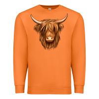 Carrot long haired cow Premium Sweatshirt - Jasminsmagicworld