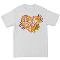 Dove Grey Western Autumn Heart Premium Tee - FaDigitalArtStudio