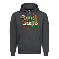 Smoke T- Rex X-Mas Mood Zipper Hoodie - RanaPortraitStore
