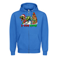 True Royal T- Rex X-Mas Mood Zipper Hoodie - RanaPortraitStore