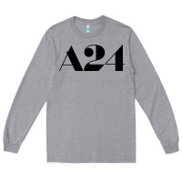 Heather Grey a24  entertainment Long Sleeve Tee - baoMotion