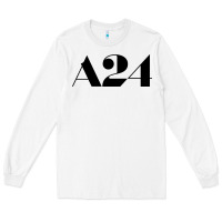 White a24  entertainment Long Sleeve Tee - baoMotion