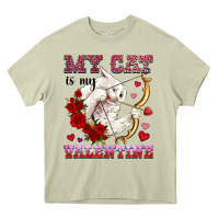 My Cat Is My Valentine Heavy Core Tee | Teevron