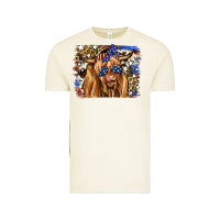 4th Of July Highland Cattle Vintage Tee | Teevron