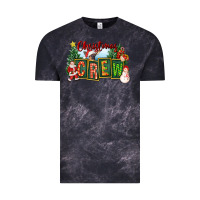 Cloud Black Christmas Crew Vintage Tee - FaDigitalArtStudio