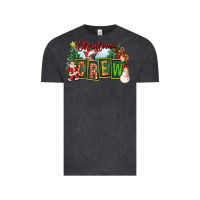 Vintage Black Christmas Crew Vintage Tee - FaDigitalArtStudio