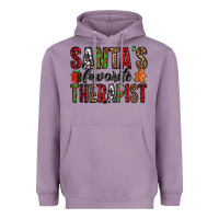 Lavender santa's favorite therapist Heavyweight Hoodie - Jasminsmagicworld