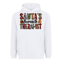 White santa's favorite therapist Heavyweight Hoodie - Jasminsmagicworld