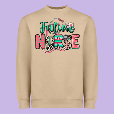 Future Nurse Heavyweight Sweatshirt Designed By Ranaportraitstore