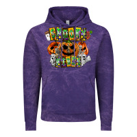 Cloud Purple Spooky Vibes Vintage Hoodie - CowhideDigitalArt