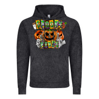 Vintage Black Spooky Vibes Vintage Hoodie - CowhideDigitalArt