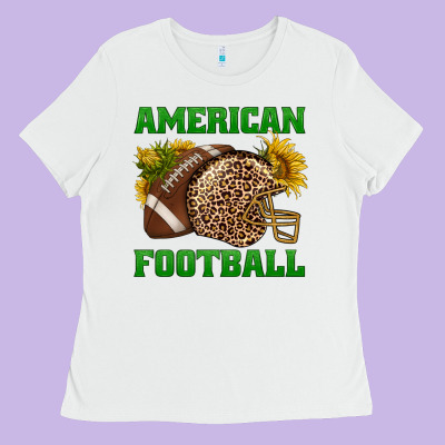 American Football Ladies Tee Designed By Bundleandbundleshop