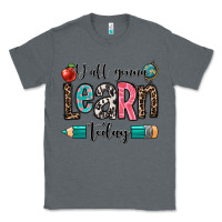 Charcoal Heather y'all gonna learn today Classic Tee - OliviaCreatesArt