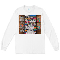 White happy easter Long Sleeve Tee - CowhideDigitalArt