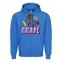 True Royal First Grade Zipper Hoodie - RanaPortraitStore