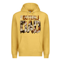 Antique Gold no background american football dad Premium Hoodie - Jasminsmagicworld