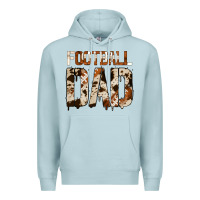 Blue Mist no background american football dad Premium Hoodie - Jasminsmagicworld