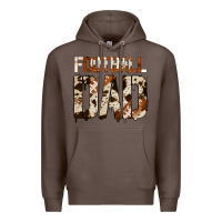 Coffee no background american football dad Premium Hoodie - Jasminsmagicworld