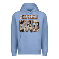Colony Blue no background american football dad Premium Hoodie - Jasminsmagicworld