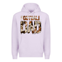 Lilac no background american football dad Premium Hoodie - Jasminsmagicworld